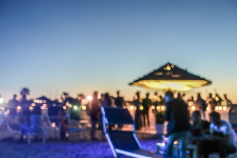 Evenement d'entreprise sur une terrasse d'hôtel à Valence